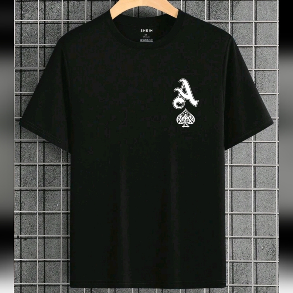 Ace of Spades Graphic Mens Tee Medium